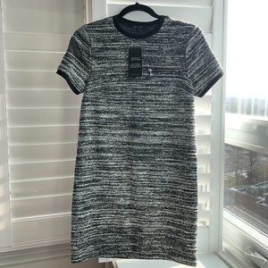 NEW LOOK tweed-looking t-shirt dress